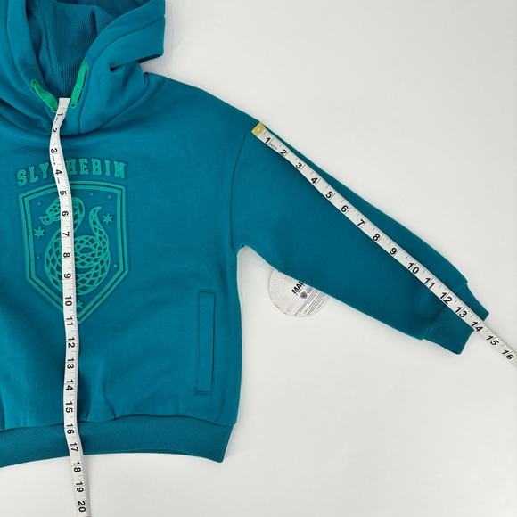 MAD Engine Harry Potter Wizarding World NWT Teal Slytherin Hoodie, Small (6) - Picture 13 of 16